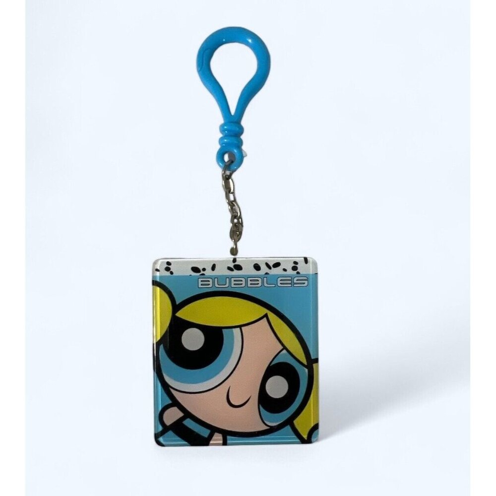 Vintage Y2K PowerPuff Girls Bubbles Keychain Mini BOOK with word games Read